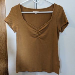 Madewell Ribbed Sweetheart Tee
